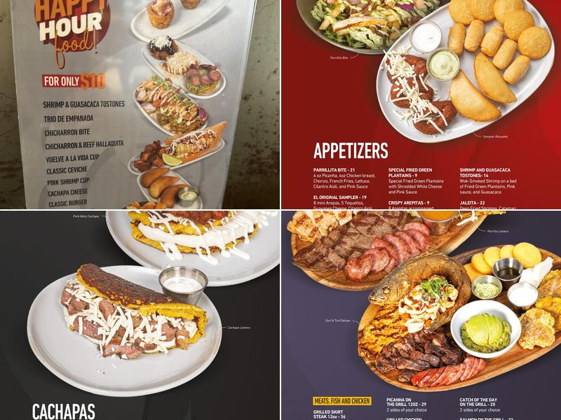 Bocas Grill Menu