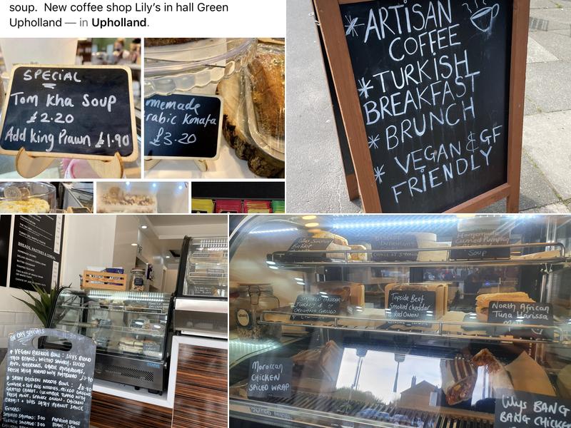 Lily’s Coffee & Ice Cream Bar Menu