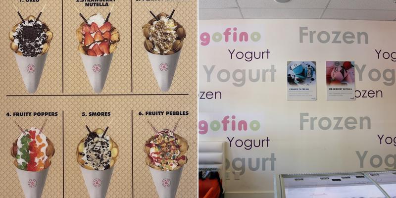 Yogofino Menu