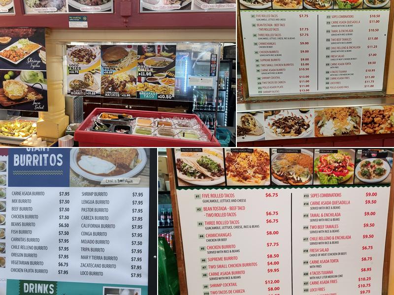 Rigoberto's Taco Shop Menu