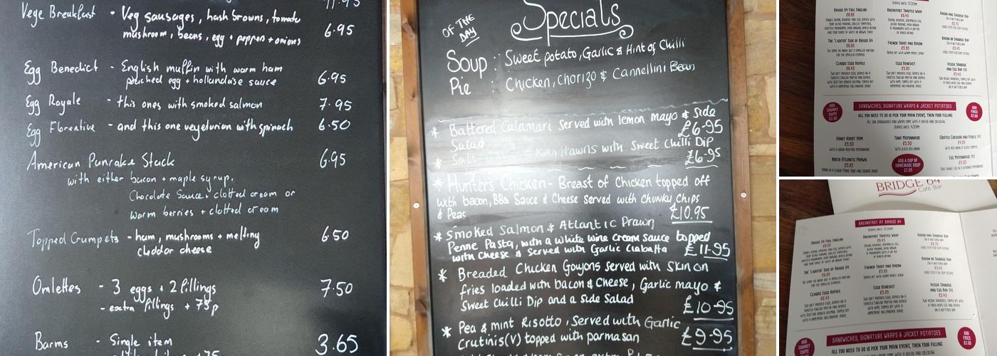 Bridge 64 Kitchen & Bar Menu