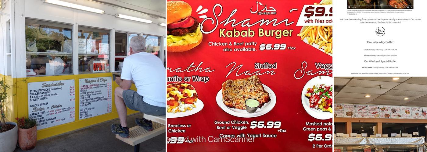 Kabab Corner Menu