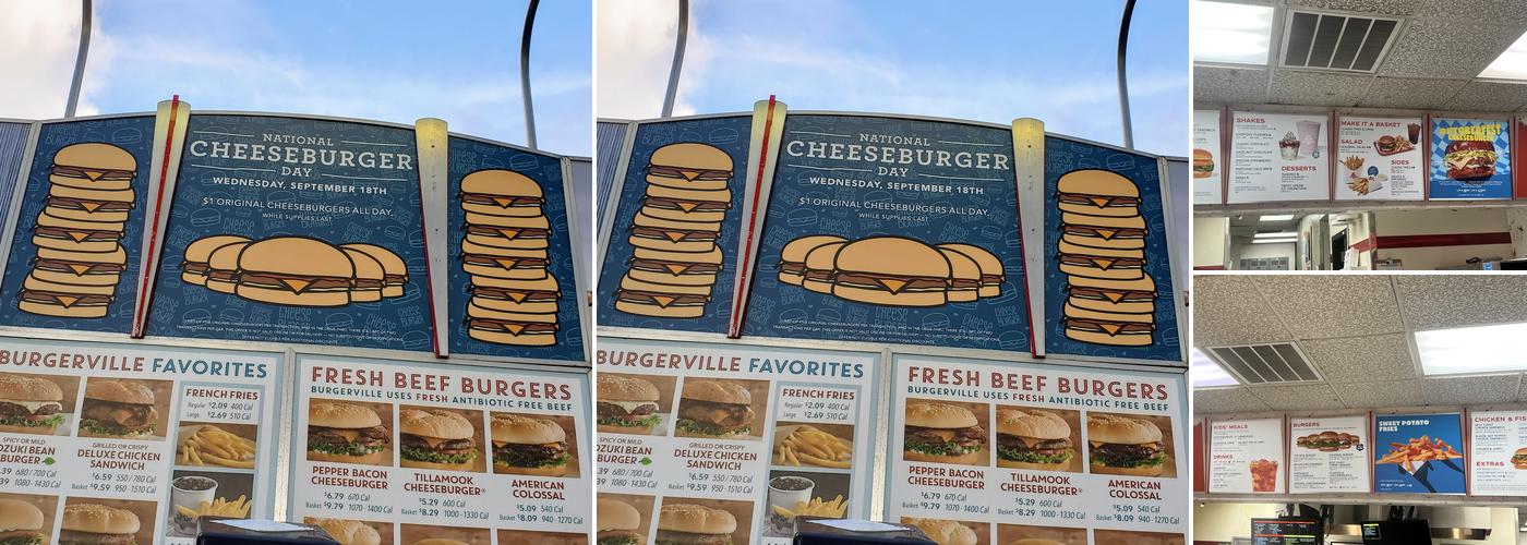 Burgerville Menu