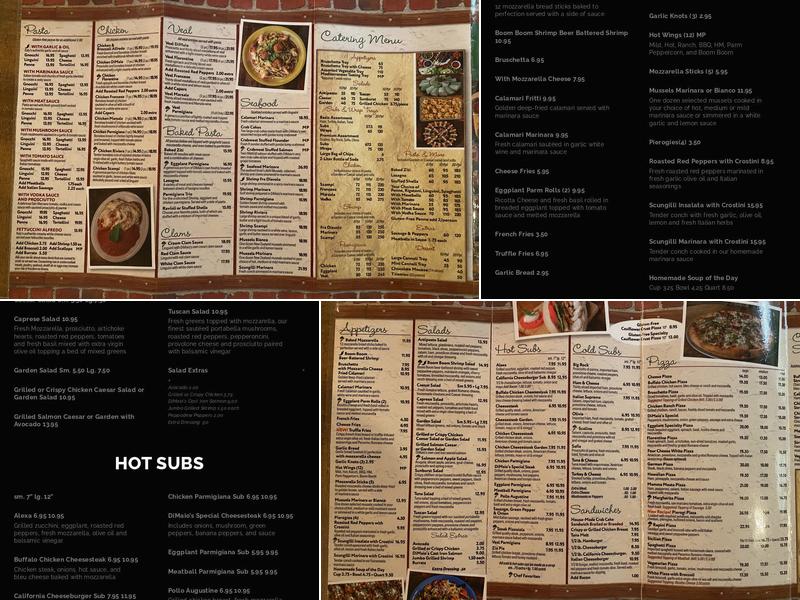 DiMaio's Mustard Seed Menu