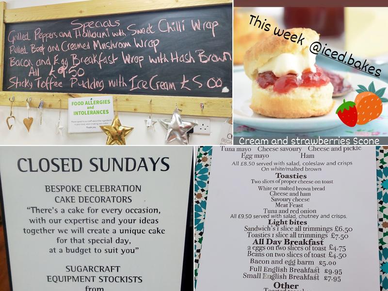 Iced Bakes and Gifts Menu