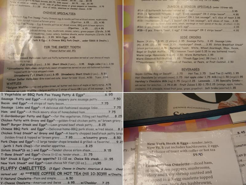 Maple Leaf Restaurant Menu