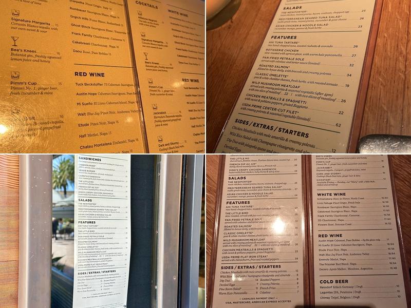 R+D Kitchen Menu