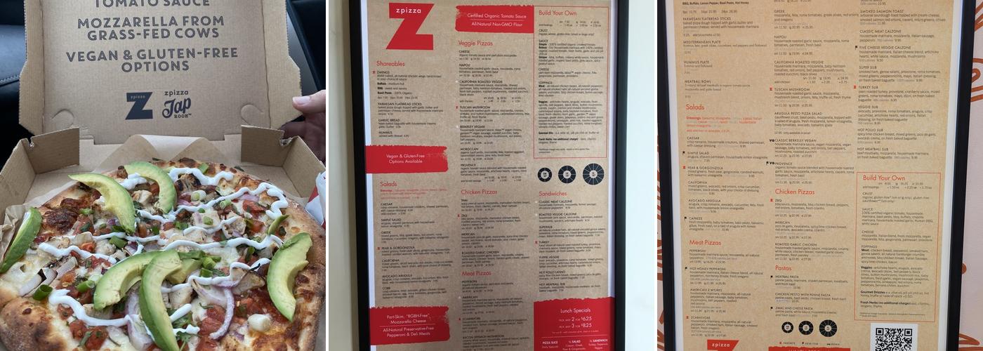 zpizza Menu