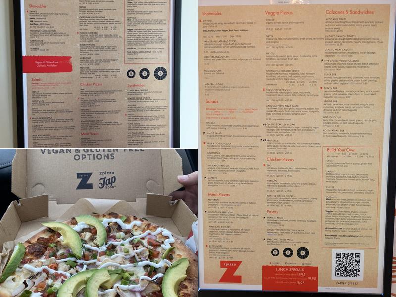 zpizza Menu