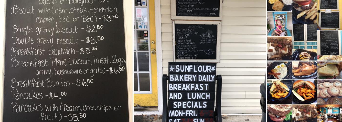 The Sunflour Bakery & Eatery LLC Menu