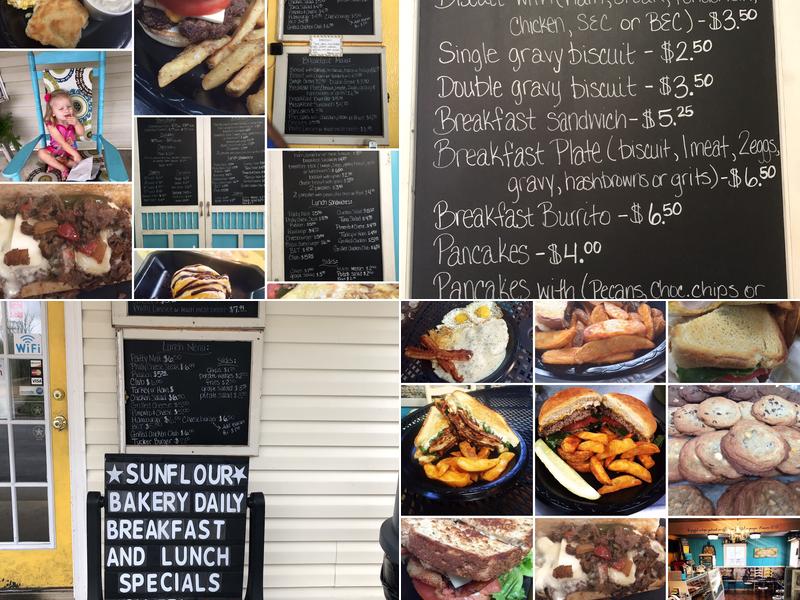 The Sunflour Bakery & Eatery LLC Menu