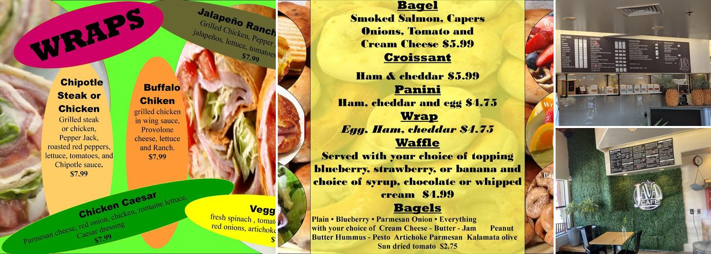 Java Café Menu
