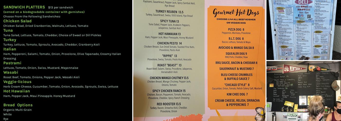 808 Deli Menu