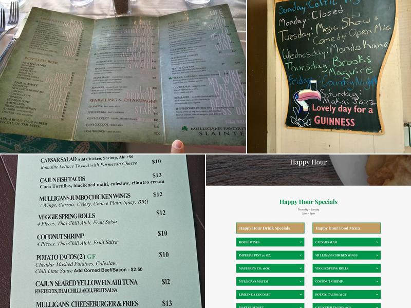 Mulligans on the Blue Menu