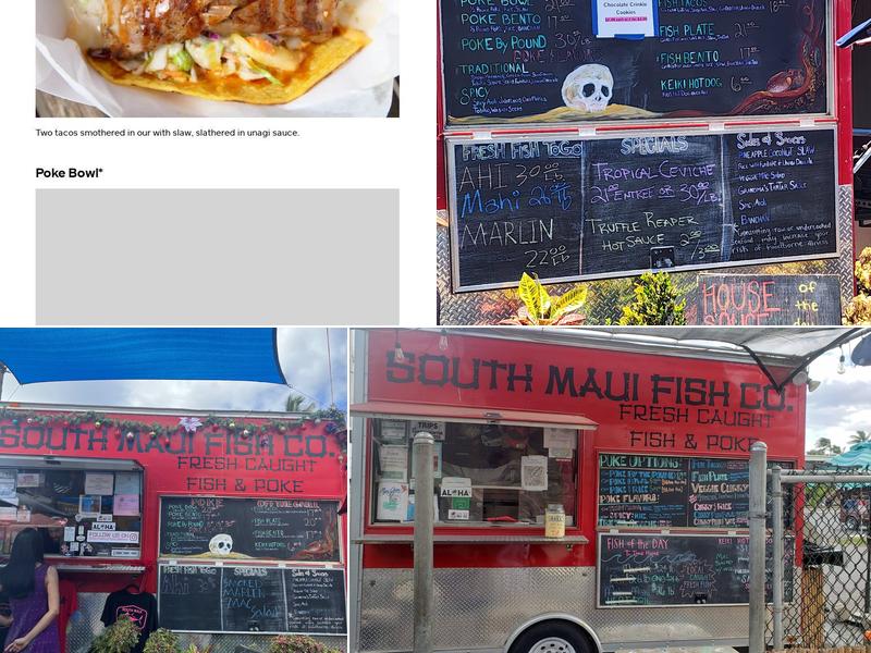 South Maui Fish Company Menu