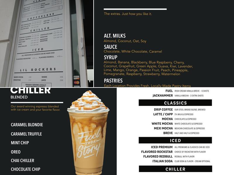 Black Rock Coffee Bar Menu