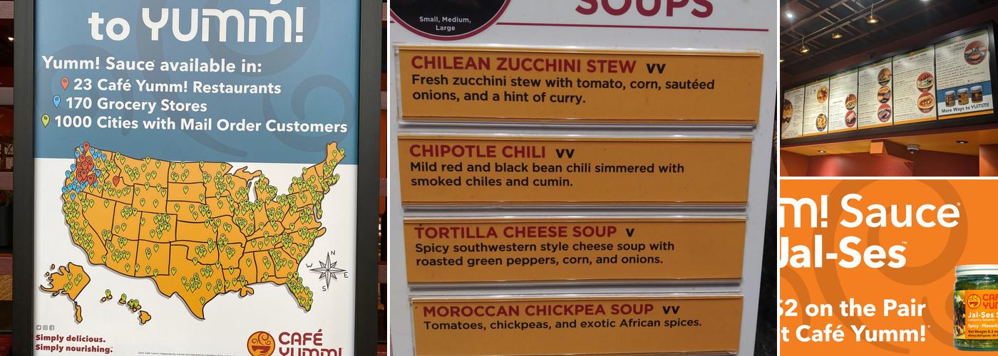 Cafe Yumm! - NE 7th & Holladay Menu