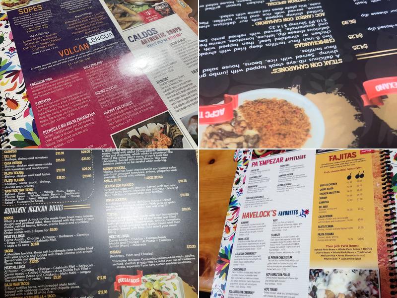 La Casa Del Patron Menu