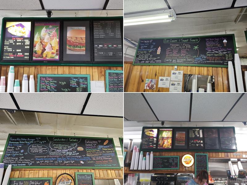 Dairy Cheer Prestonsburg Menu