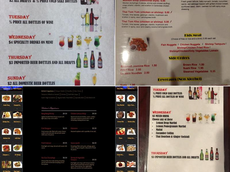 Sushi Gem Asian Bistro Menu