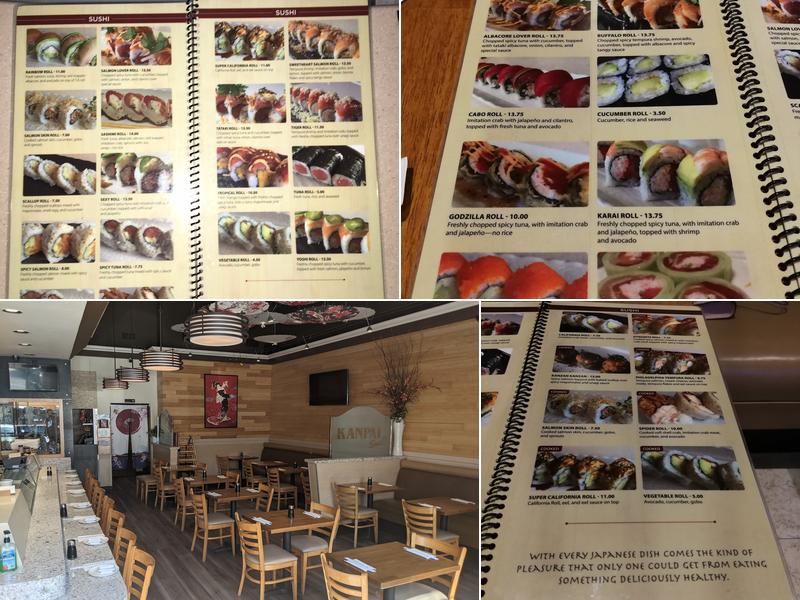 Kanpai Sushi Menu