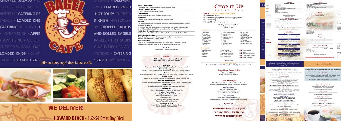 Howard Beach Bagel Cafe Menu