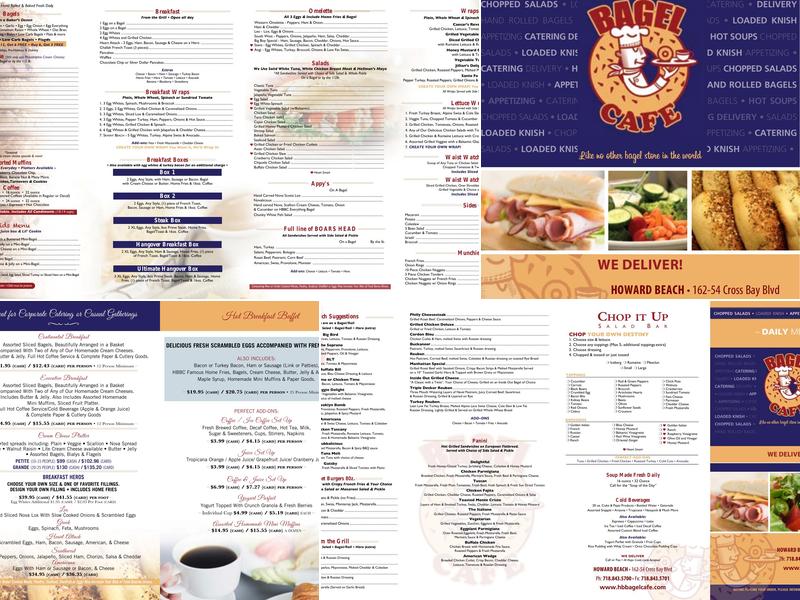Howard Beach Bagel Cafe Menu