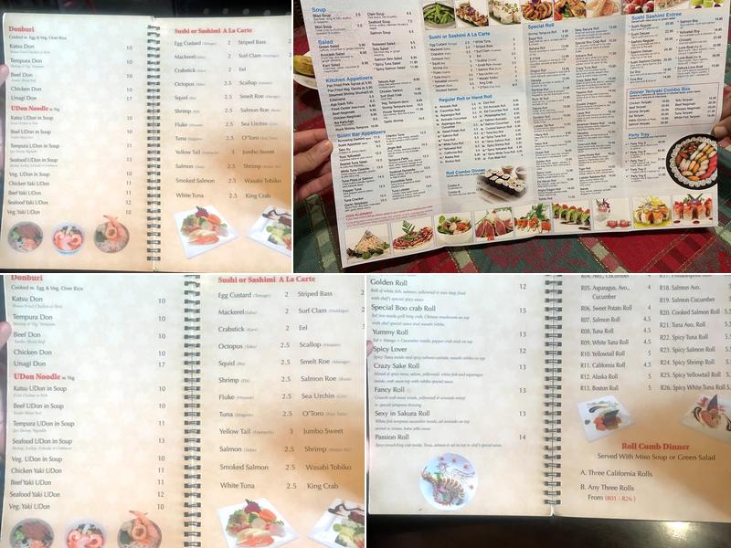 Sakura Menu