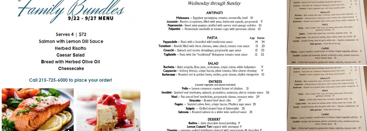 Moonstruck Menu