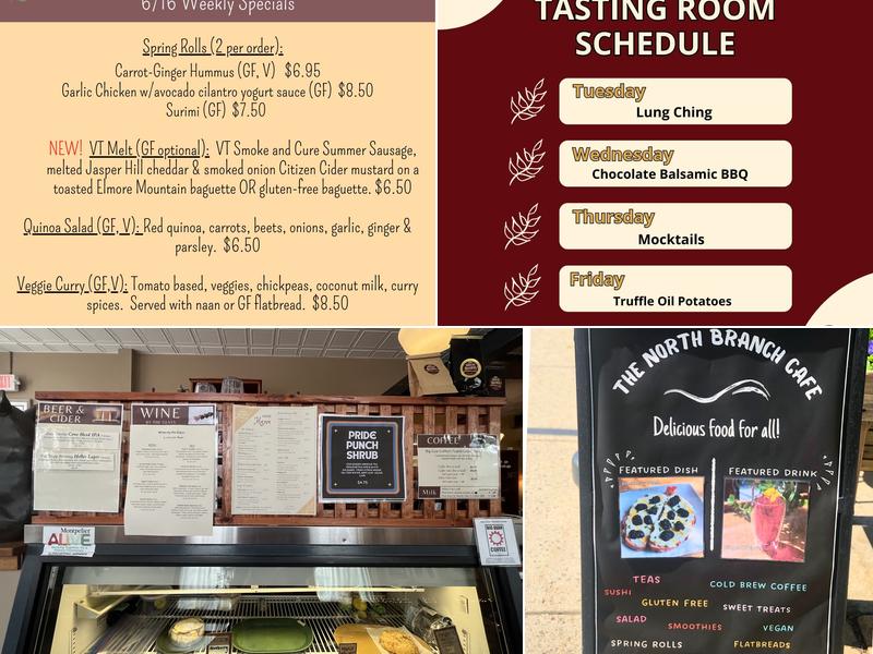 The North Branch Cafe Menu