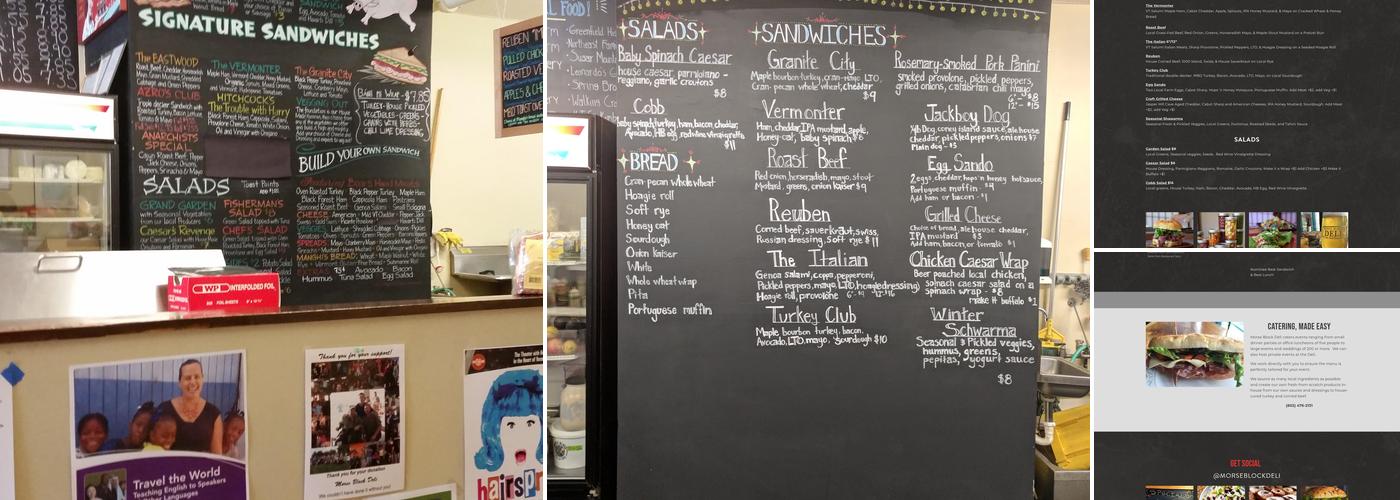 Morse Block Deli Menu