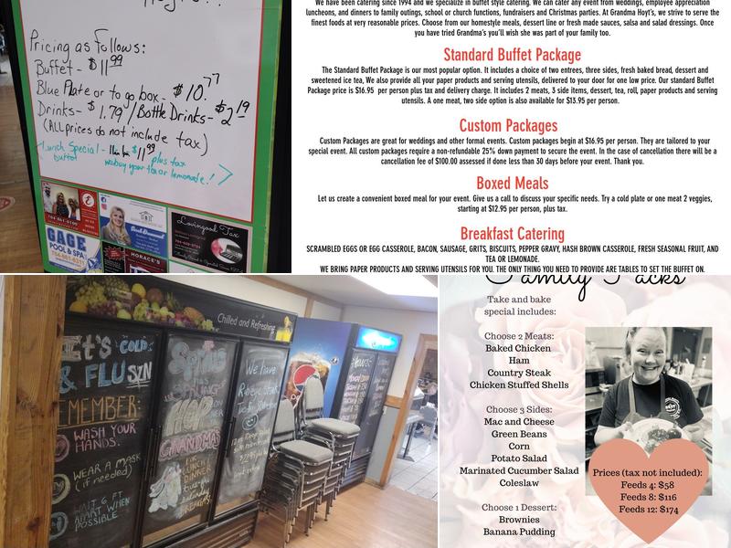 Grandma Hoyt's Country Buffet & Catering Menu