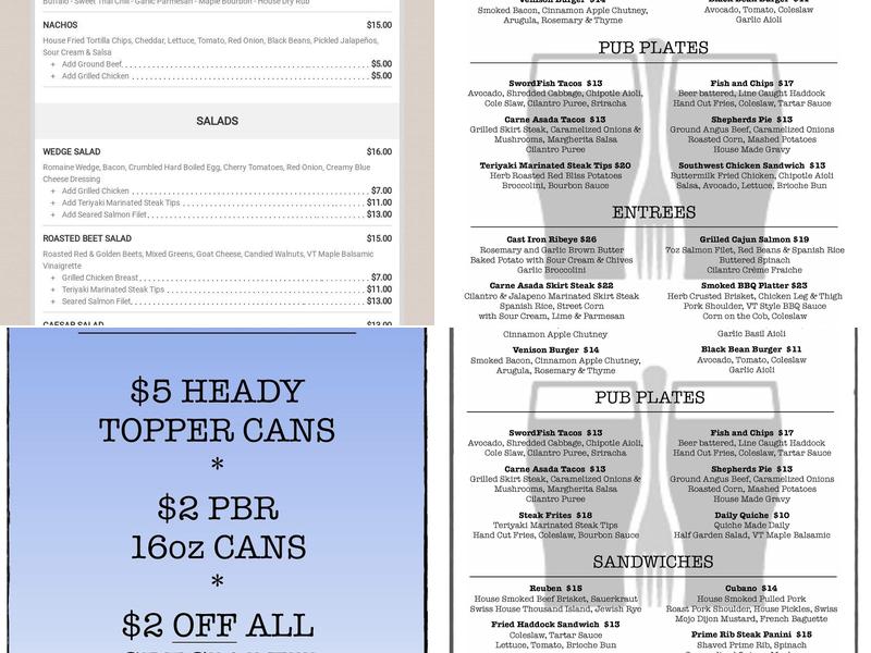 Cornerstone Pub & Kitchen Menu