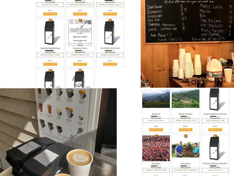 Ungrounded Coffee Roasters Menu