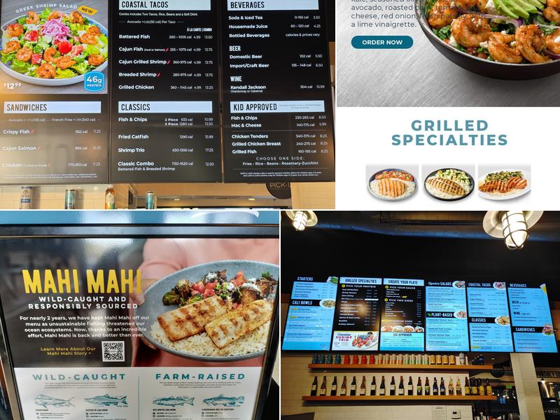 California Fish Grill Menu