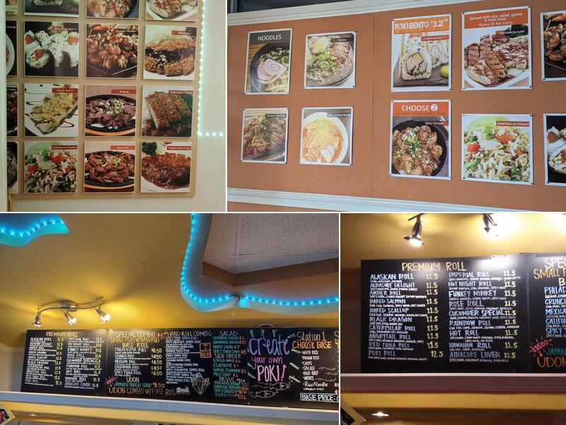 Poki Roll Menu