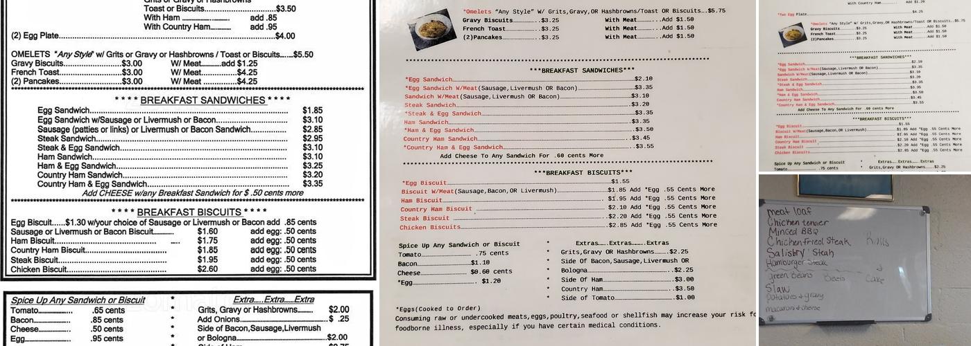 Rita's Family Restaurant Menu