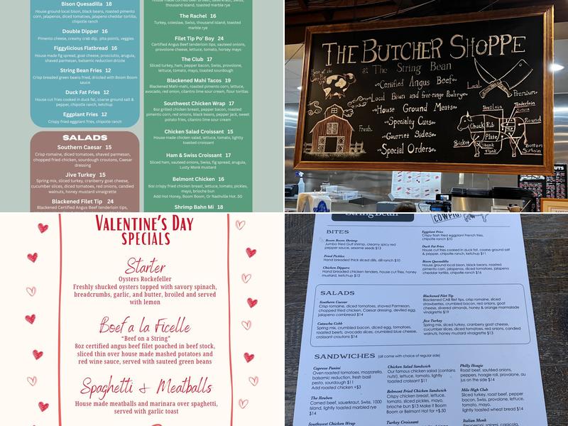 The String Bean Menu