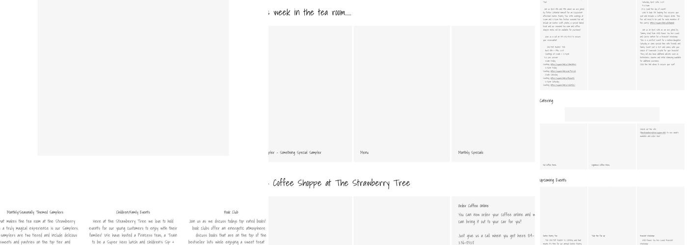 Strawberry Tree Menu