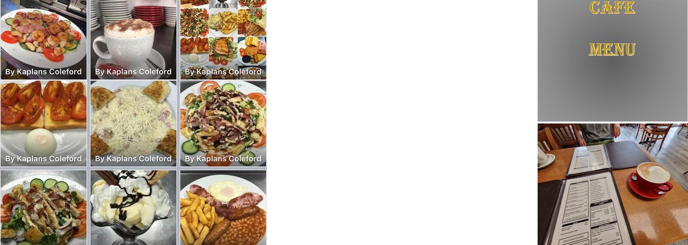 Kaplan's Cafe In Coleford Menu