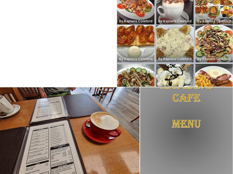 Kaplan's Cafe In Coleford Menu