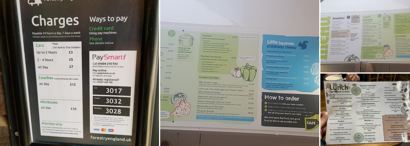 Beechenhurst Cafe Menu