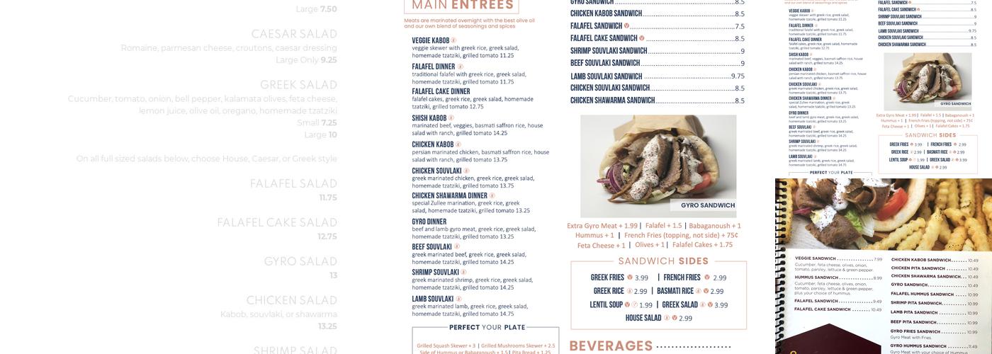 Zullee (Kabob House) Menu