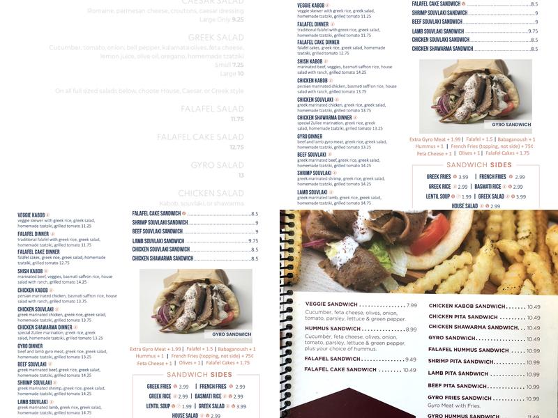 Zullee (Kabob House) Menu