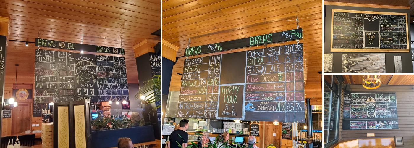 La Conner Brewing Co Menu