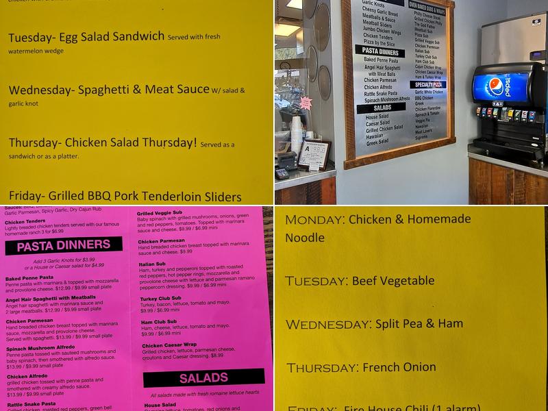 Uncle Scott's Pizza Menu