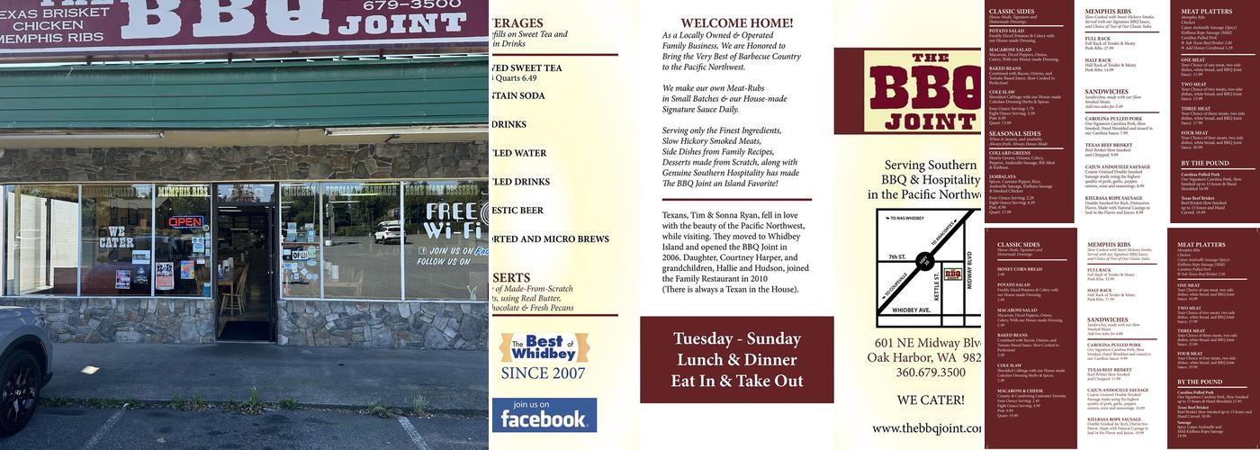 The BBQ Joint Menu