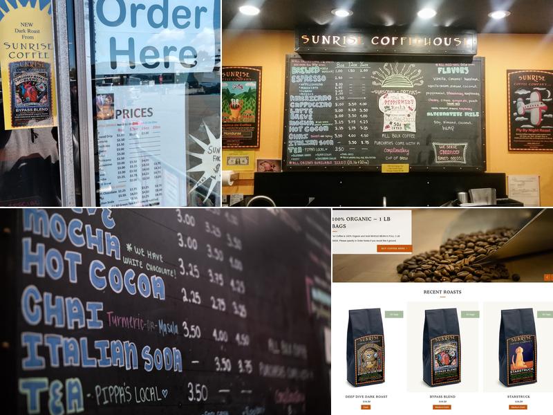Sunrise Coffee Company Menu
