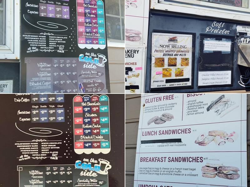 Huckle-Bearies Espresso & Bake Shoppe Menu