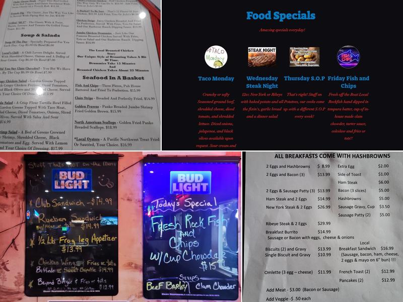 Local Bar & Grill Menu